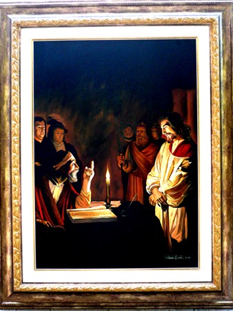 Gesù davanti al sacerdote Caiaffa 